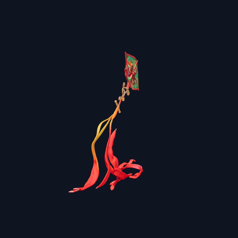 Traditional Dragon Kite D Model Pack